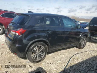 2021 Mitsubishi Outlander ES with VIN JA4ARUAU5MU019655, listed as a Copart auction lot 51538595 with 87,326 mi miles and Non repairable. Bid and sale history available at DreamBid. Image 3.