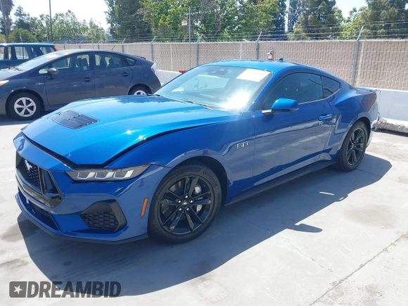 2024 Ford Mustang GT with VIN 1FA6P8CF8R5430448, listed as a IAAI auction lot 42486850 with 5,647 mi miles and . Bid and sale history available at DreamBid. Image 17.