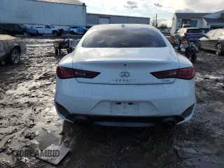 2017 Infiniti Q60 Sport with VIN JN1EV7EK5HM361533, listed as a Copart auction lot 42282715 with 95,439 mi miles and Salvage title. Bid and sale history available at DreamBid. Image 6.