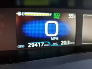 2022 Toyota Prius L Eco with VIN JTDKAMFU7N3170871, listed as a Copart auction lot 49446105 with 29,417 mi miles and Salvage Title. Bid and sale history available at carsss.com. Image 9.