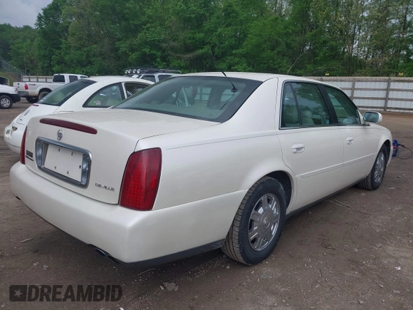2003 Cadillac DeVille with VIN 1G6KD54Y93U179035, listed as a IAAI auction lot 42114653 with 112,591 mi miles. Bid and sale history available at carsss.com. Image 4.