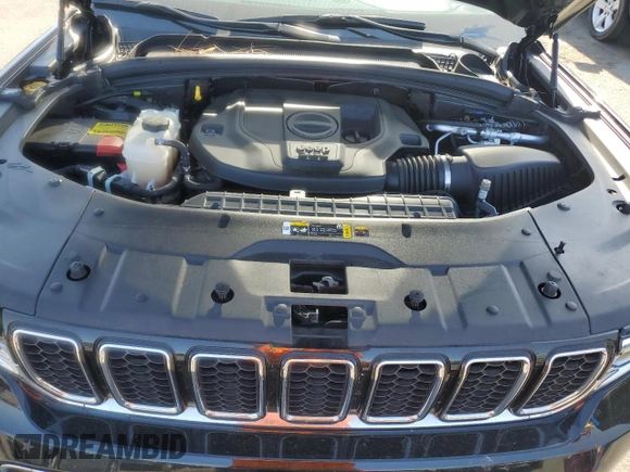 2023 Jeep Grand Cherokee Overland with VIN 1C4RJHDG7P8740876, listed as a Copart auction lot 55253815 with 29,155 mi miles and Salvage title. Bid and sale history available at DreamBid. Image 12.