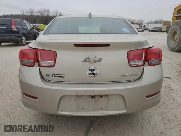 2015 Chevrolet Malibu LT with VIN 1G11D5SL2FF258662, listed as a Copart auction lot 44935755 with 199,578 mi miles and Salvage Title. Bid and sale history available at DreamBid. Image 6.