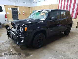 2020 Jeep Renegade Sport z VIN ZACNJBAB9LPL25398, wystawiony jako Copart lot #49898705 z przebiegiem 47 555 mil mil oraz Szkoda całkowita • Salvage title. Historia ofert i sprzedaży dostępna na DreamBid. Obrazek 1.