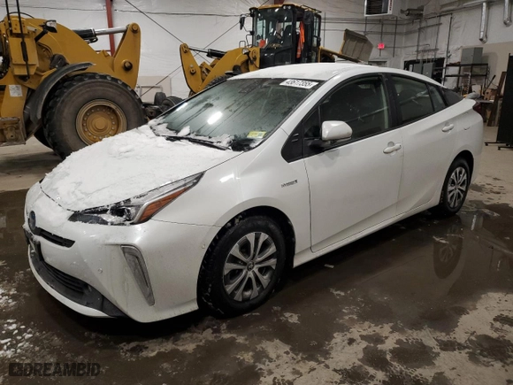 2022 Toyota Prius LE with VIN JTDL9MFU2N3034077, listed as a Copart auction lot 43617355 with 14,253 mi miles and Salvage Title. Bid and sale history available at carsss.com. Image 1.