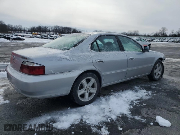 2003 Acura TL Type S with VIN 19UUA56873A051200, listed as a Copart auction lot 41749465 with 154,443 mi miles and Salvage Title. Bid and sale history available at carsss.com. Image 3.