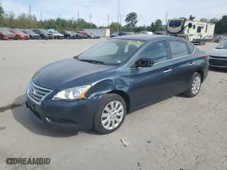 2015 Nissan Sentra S with VIN 3N1AB7AP0FY294147, listed as a Copart auction lot 75941534 with 64,679 mi miles and Salvage Title. Bid and sale history available at carsss.com. Image 1.