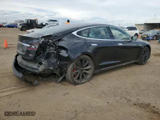 2016 Tesla Model S 90D with VIN 5YJSA1E42GF129442, listed as a Copart auction lot 54443454 with 0 mi miles. Bid and sale history available at carsss.com. Image 3.