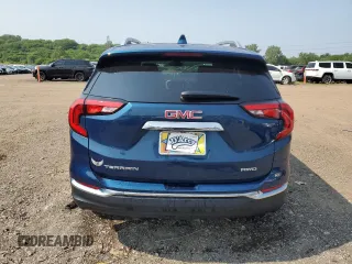 2020 GMC Terrain SLT with VIN 3GKALVEV1LL130586, listed as a Copart auction lot 59215235 with 61,039 mi miles and Salvage title. Bid and sale history available at DreamBid. Image 6.
