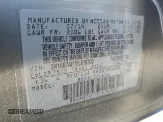 2014 Nissan Sentra SV with VIN 3N1AB7AP7EL676302, listed as a Copart auction lot 42874855 with 141,945 mi miles and Clean title. Bid and sale history available at DreamBid. Image 12.