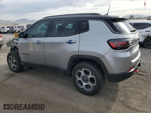 2022 Jeep Compass Trailhawk с VIN 3C4NJDDB7NT115212, выставлен на аукционе Copart как лот 50432345 с пробегом 20 093 миль миль и Списание • Salvage title. История ставок и продаж доступна на DreamBid. Изображение 2.