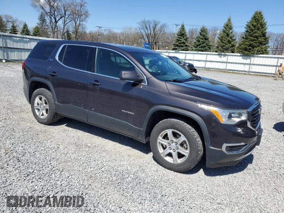 2018 GMC Acadia SLE with VIN 1GKKNRLS6JZ147761, listed as a Copart auction lot 54181325 with 101,345 mi miles and Salvage title. Bid and sale history available at DreamBid. Image 4.