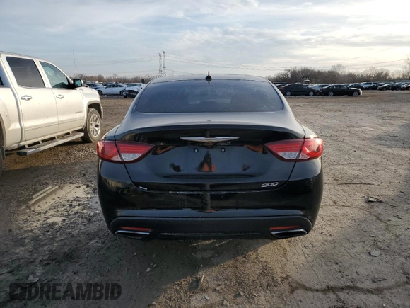 2015 Chrysler 200 S with VIN 1C3CCCBB1FN760099, listed as a Copart auction lot 42307425 with 103,809 mi miles and Salvage Title. Bid and sale history available at carsss.com. Image 6.