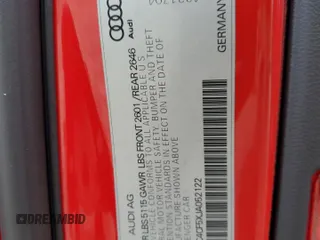 2018 Audi S5 Sportback Prestige z VIN WAUC4CF5XJA052122, wystawiony jako Copart lot #50583025 z przebiegiem 63 286 mil mil oraz Szkoda całkowita • Salvage title. Historia ofert i sprzedaży dostępna na DreamBid. Obrazek 13.