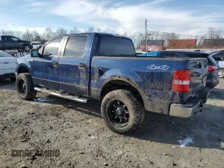 2008 Ford F-150 XL with VIN 1FTRW14W28FB58584, listed as a Copart auction lot 46130185 with 206,861 mi miles and Salvage Title. Bid and sale history available at carsss.com. Image 2.