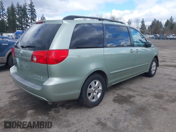 2007 Toyota Sienna CE with VIN 5TDZK23C37S024805, listed as a IAAI auction lot 41830473 with 176,629 mi miles. Bid and sale history available at carsss.com. Image 4.