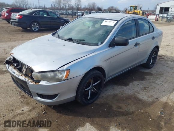 2009 Mitsubishi Lancer DE with VIN JA3AU16U79U007847, listed as a IAAI auction lot 41749150 with 155,795 mi miles. Bid and sale history available at carsss.com. Image 2.