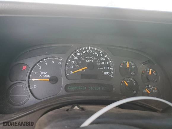 2003 Chevrolet Silverado 2500HD LS with VIN 1GCHK29U03E332266, listed as a Copart auction lot 42252975 with 516,324 mi miles and Salvage Title. Bid and sale history available at carsss.com. Image 9.