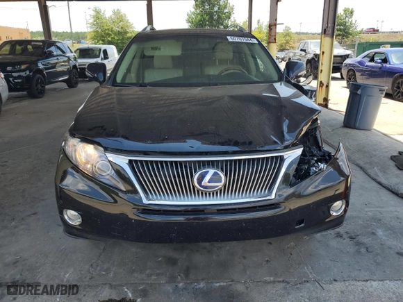 2011 Lexus RX 450h with VIN JTJBC1BA5B2419851, listed as a Copart auction lot 60707044 with 147,338 mi miles and Salvage Title. Bid and sale history available at carsss.com. Image 5.