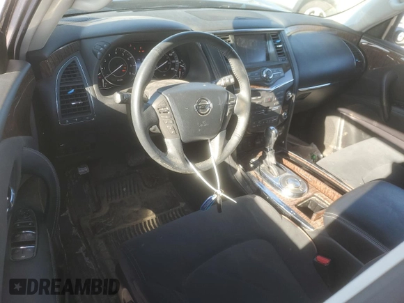 2018 Nissan Armada SV with VIN JN8AY2ND4J9056660, listed as a Copart auction lot 45968755 with 80,665 mi miles and Salvage Title. Bid and sale history available at carsss.com. Image 8.