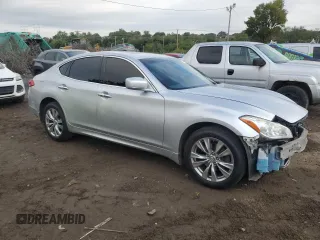 2012 Infiniti M with VIN JN1BY1AR6CM391918, listed as a Copart auction lot 73365344 with 175,401 mi miles and Salvage Title. Bid and sale history available at DreamBid. Image 4.