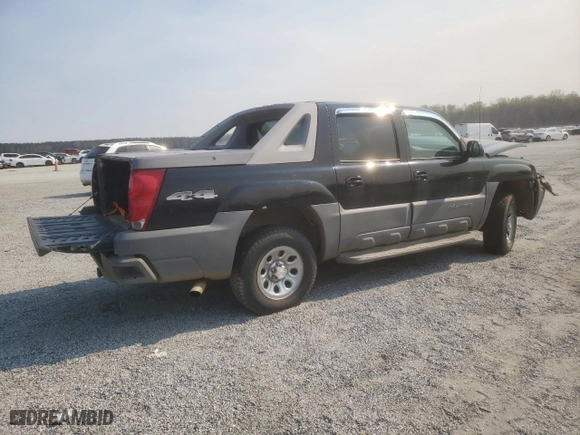 2002 Chevrolet Avalanche with VIN 3GNEK13T02G254776, listed as a Copart auction lot 50933565 with 0 mi miles and Salvage Title. Bid and sale history available at carsss.com. Image 3.