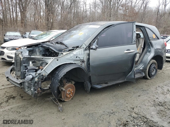 2007 Acura MDX Tech/Entertainment Pkg with VIN 2HNYD28437H501071, listed as a Copart auction lot 44371055 with 0 mi miles and Salvage Title. Bid and sale history available at carsss.com. Image 1.