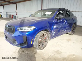 2022 BMW X4 M with VIN 5YM23EC05N9J74682, listed as a IAAI auction lot 41420906 with 46,314 mi miles. Bid and sale history available at carsss.com. Image 2.