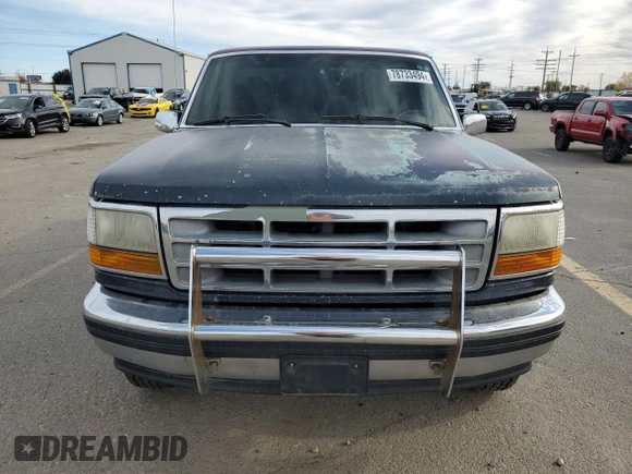 1992 Ford F-150 with VIN 1FTEF14N7NNB19495, listed as a Copart auction lot 78733494 with 250,495 mi miles and Salvage Title. Bid and sale history available at carsss.com. Image 5.