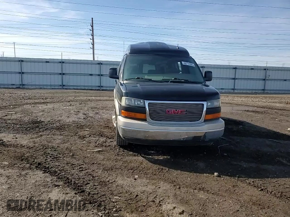 2011 GMC Savana Cargo Van YF7 Upfitter with VIN 1GDS7DC48B1172487, listed as a Copart auction lot 46772995 with 156,594 mi miles and Salvage Title. Bid and sale history available at carsss.com. Image 12.