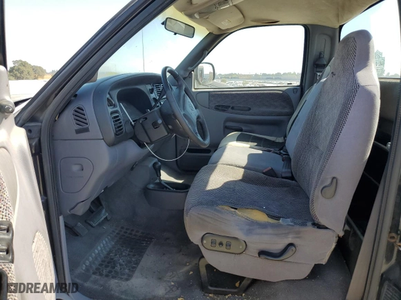 2001 Dodge Ram 1500 with VIN 1B7HF16Y61S186508, listed as a Copart auction lot 74607504 with 105,360 mi miles and Salvage Title. Bid and sale history available at carsss.com. Image 7.