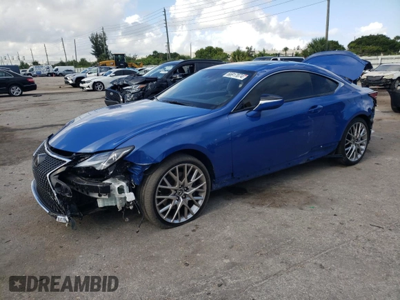 2022 Lexus RC 350 z VIN JTHDZ5BC2N5025759, wystawiony jako Copart lot #66917074 z przebiegiem 25 231 mil mil oraz Nie do naprawy • Non repairable. Historia ofert i sprzedaży dostępna na DreamBid. Obrazek 1.
