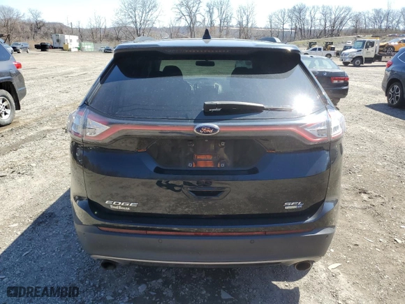 2017 Ford Edge SEL with VIN 2FMPK4J97HBC58177, listed as a Copart auction lot 51791545 with 91,119 mi miles and Clean Title. Bid and sale history available at carsss.com. Image 6.
