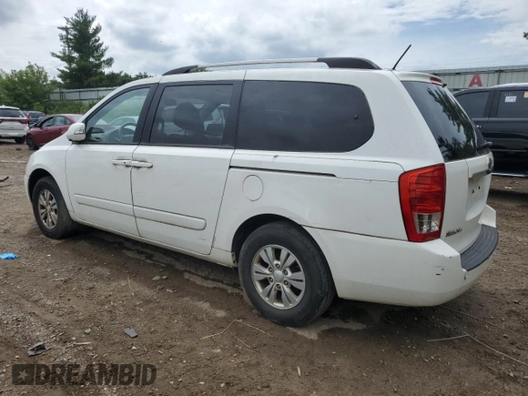 2012 Kia Sedona LX with VIN KNDMG4C7XC6494334, listed as a Copart auction lot 60884664 with 271,064 mi miles and Clean Title. Bid and sale history available at carsss.com. Image 2.