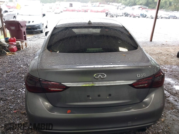 2019 Infiniti Q50 3.0t Signature Edition with VIN JN1EV7APXKM519048, listed as a IAAI auction lot 40445241 with 99,705 mi miles. Bid and sale history available at carsss.com. Image 16.