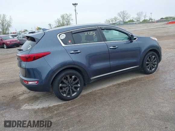 2018 Kia Sportage EX z VIN KNDPN3AC0J7477840, wystawiony jako IAAI lot #42162283 z przebiegiem 164 891 mil mil oraz . Historia ofert i sprzedaży dostępna na DreamBid. Obrazek 4.