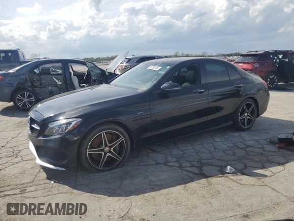 2016 Mercedes-Benz C 450 AMG with VIN 55SWF6EB1GU112905, listed as a Copart auction lot 51750185 with 70,084 mi miles and Clean Title. Bid and sale history available at carsss.com. Image 1.