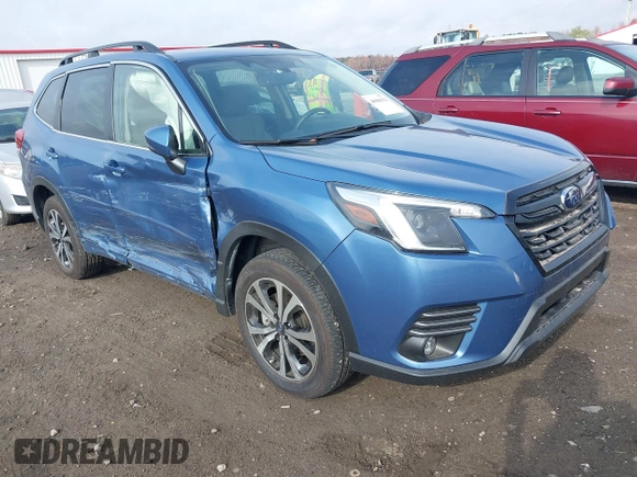 2024 Subaru Forester Limited with VIN JF2SKALCXRH416653, listed as a IAAI auction lot 40906376 with 8,911 mi miles. Bid and sale history available at carsss.com. Image 1.