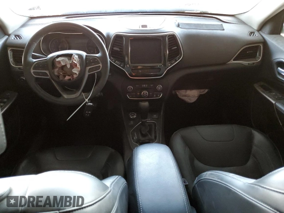 2019 Jeep Cherokee Limited with VIN 1C4PJMDX9KD414948, listed as a Copart auction lot 55845725 with Not Provided miles and Salvage Title. Bid and sale history available at DreamBid. Image 8.
