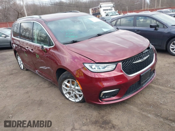 2021 Chrysler Pacifica Touring L with VIN 2C4RC1BG6MR597911, listed as a IAAI auction lot 41660729 with 72,004 mi miles and . Bid and sale history available at DreamBid. Image 1.