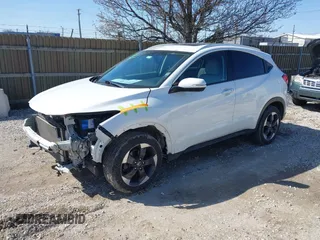 2018 Honda HR-V EX-L Navi with VIN 3CZRU6H7XJM716266, listed as a IAAI auction lot 41978420 with 92,510 mi miles. Bid and sale history available at carsss.com. Image 17.
