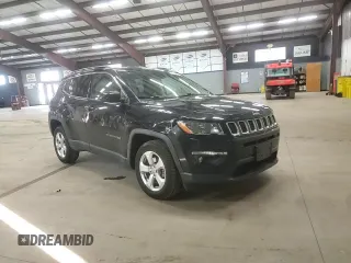 2019 Jeep Compass Latitude with VIN 3C4NJDBB0KT593907, listed as a Copart auction lot 50628525 with 46,111 mi miles and Salvage Title. Bid and sale history available at DreamBid. Image 11.