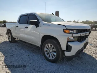 2020 Chevrolet Silverado 1500 Custom with VIN 1GCPWBEF6LZ103672, listed as a Copart auction lot 77603784 with 188,577 mi miles and Salvage Title. Bid and sale history available at carsss.com. Image 4.