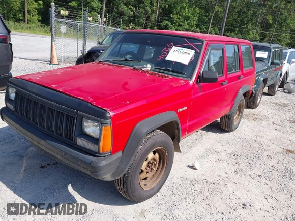 1996 Jeep Cherokee z VIN 1J4FB28S4TL145447, wystawiony jako IAAI lot #42414080 z przebiegiem 437 448 mil mil oraz . Historia ofert i sprzedaży dostępna na DreamBid. Obrazek 2.