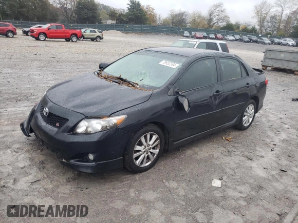 2010 Toyota Corolla with VIN 2T1BU4EE5AC375432, listed as a Copart auction lot 78932394 with 190,583 mi miles and Clean Title. Bid and sale history available at carsss.com. Image 1.