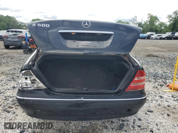 2001 Mercedes-Benz S 320/430/500 с VIN WDBNG75J31A195954, выставлен на аукционе Copart как лот 60406655 с пробегом Не указан миль и Списание • Salvage title. История ставок и продаж доступна на DreamBid. Изображение 6.