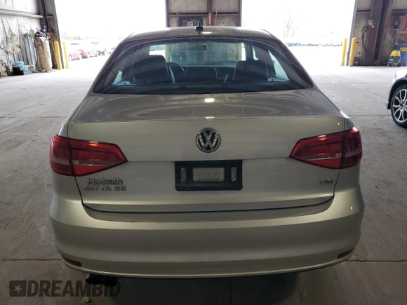 2015 Volkswagen Jetta SE with VIN 3VWD07AJ4FM404097, listed as a Copart auction lot 55054165 with 107,803 mi miles and Salvage title. Bid and sale history available at DreamBid. Image 6.