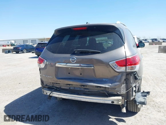 2014 Nissan Pathfinder SV with VIN 5N1AR2MN2EC626243, listed as a IAAI auction lot 41774399 with 146,363 mi miles. Bid and sale history available at carsss.com. Image 6.