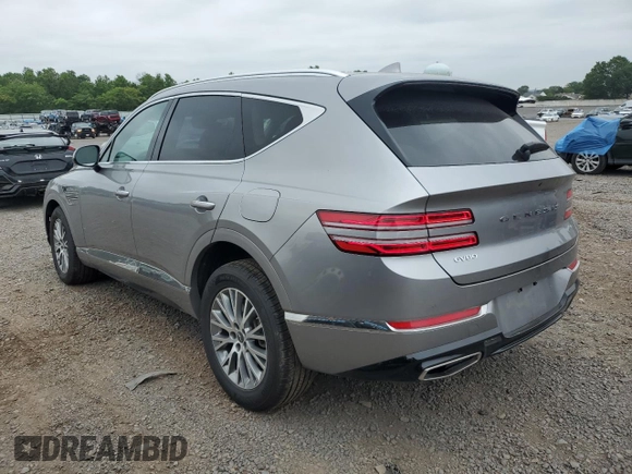 2024 Genesis GV80 with VIN KMUHBDSB0RU210037, listed as a Copart auction lot 62260945 with 26,985 mi miles and Clean title. Bid and sale history available at DreamBid. Image 2.