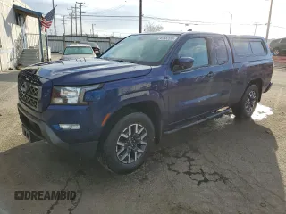 2022 Nissan Frontier SV z VIN 1N6ED1CL9NN638356, wystawiony jako Copart lot #87682555 z przebiegiem 38 852 mil mil oraz Szkoda całkowita • Salvage title. Historia ofert i sprzedaży dostępna na DreamBid. Obrazek 1.
